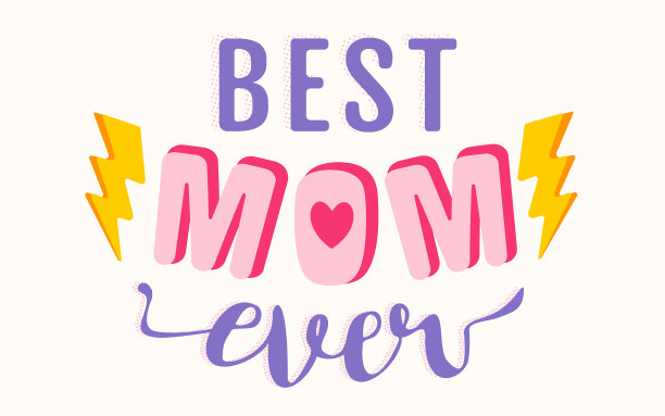矢量复古排版标志的母亲节。最佳妈妈的复古徽章。母亲节最佳妈妈的海报。图片下载