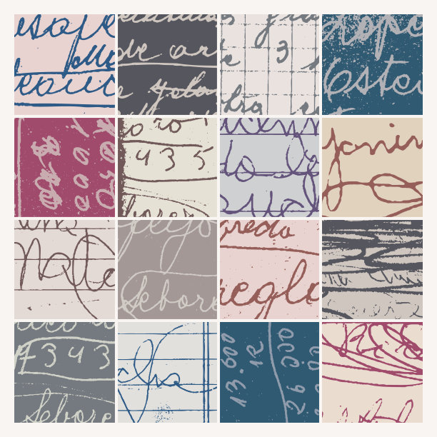 笔记和涂鸦纹理网格背景图片下载