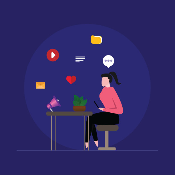 年轻女性使用智能手机和在社交媒体上冲浪，女孩聊天，看视频，在数字媒体上点赞照片图片下载