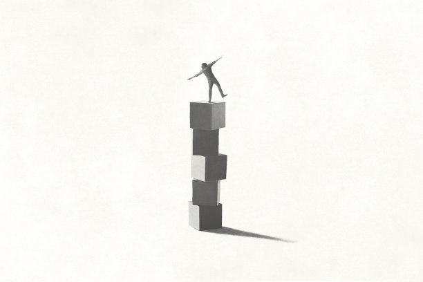 对商人不稳定状况的说明，抽象的概念图片下载