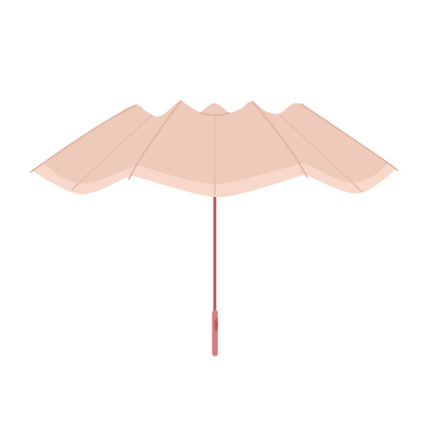 打开伞的过程中，伞的侧视图，以防止雨滴图片下载