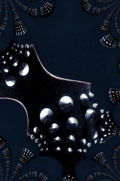 背景刺皮表带主题，哥特，朋克，EMO图片下载