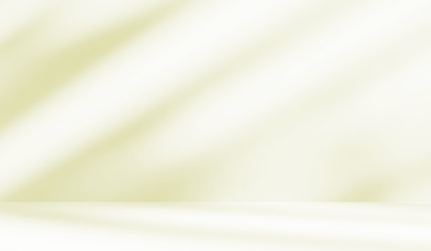 空绿黄奶油房间工作室与树叶阴影叠加效果的产品展示。图片下载