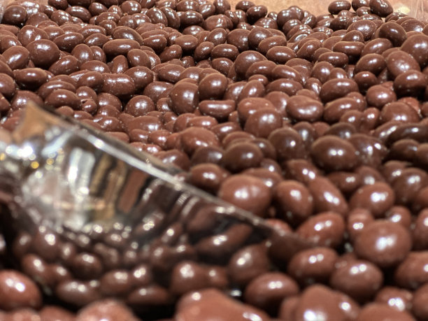 圆形巧克力糖果，巧克力店图片下载