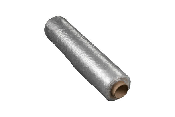 卷筒与透明袋隔离在白色背景上。图片下载