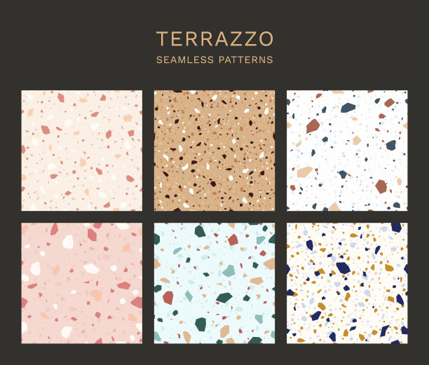 水磨石纹理插图图片下载