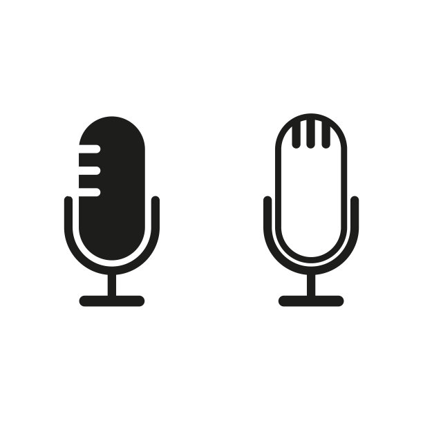 经典的麦克风图标。录音符号集。播客设备说明。矢量插图。每股收益10。图片下载