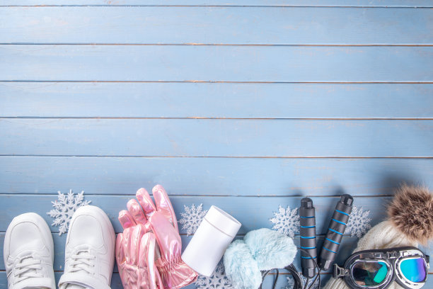 冬季运动和健身背景图片下载