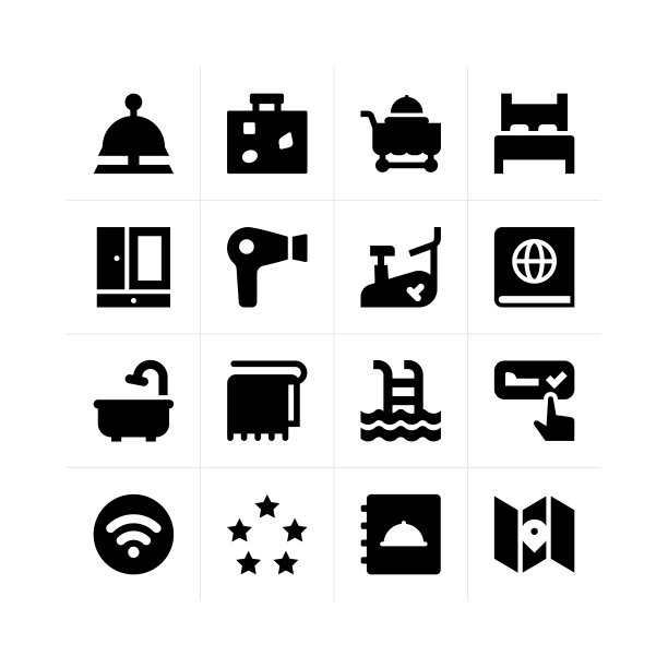 酒店的图标图片下载