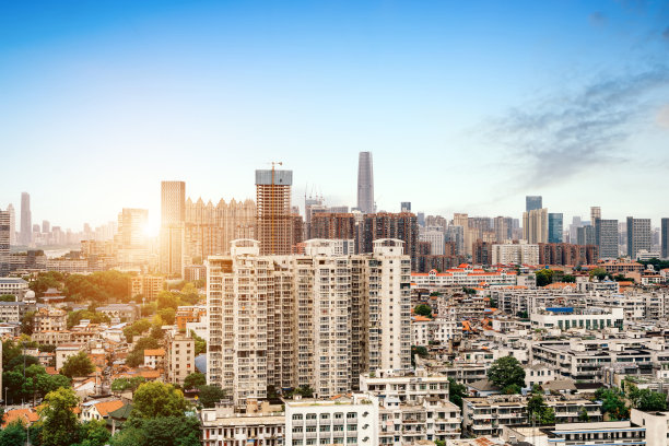 武汉城市景观，中国图片下载