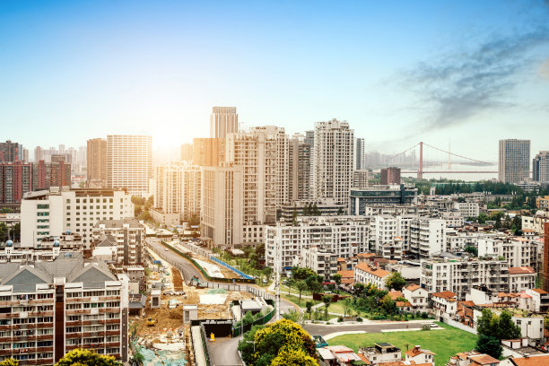 武汉城市景观，中国图片下载