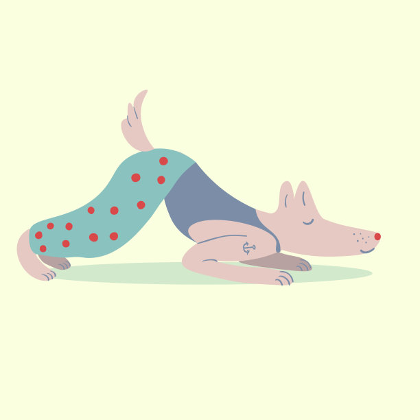 瑜伽的狗图片下载