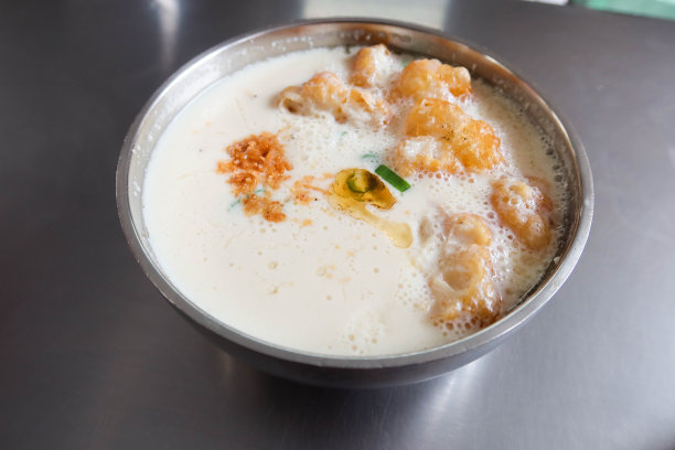 中式早餐咸味豆浆图片下载