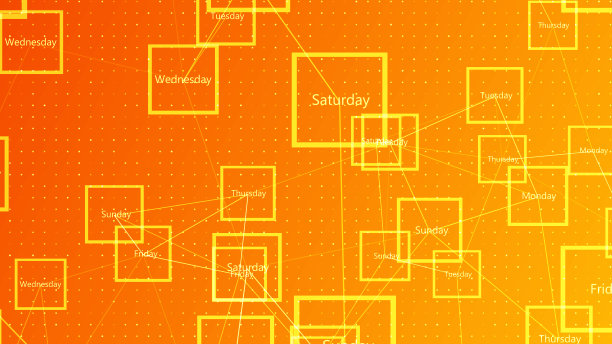 黄色背景的日子图片下载