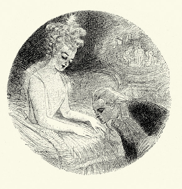 侯爵，爱情，男人亲吻女人的手，浪漫，18世纪风格后海德布林克图片下载