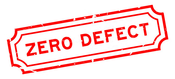 垃圾红色零缺陷字橡胶封条白底图片下载