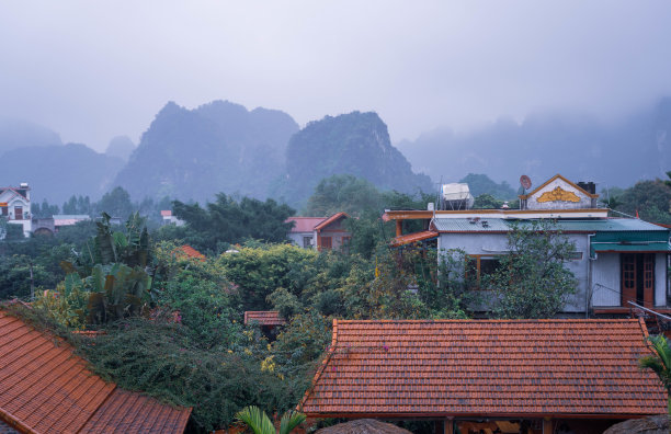 在越南北部山乡，宁平，越南风景图片下载