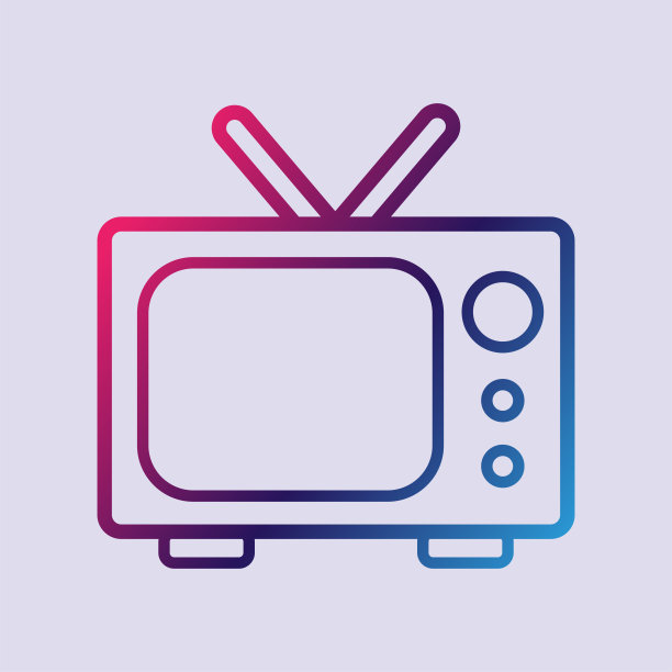 电视图标设计矢量模板图片下载