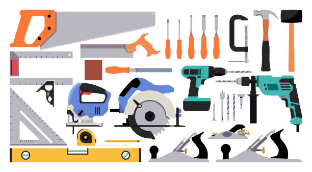 专业木匠必备木工工具图片下载