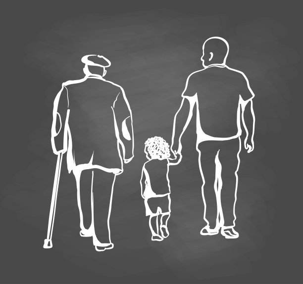 他的三代黑板图片下载