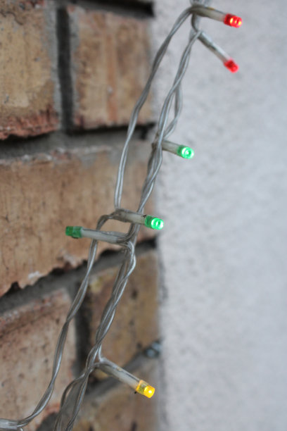 弦乐LED灯的近距离照片图片下载