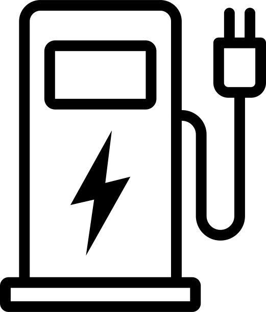 电动汽车图标，生态系统电动汽车充电站，图片下载