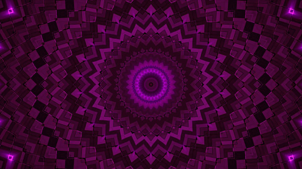 摘要:万花筒背景。运动图形模式。4K分形动画素材图片下载