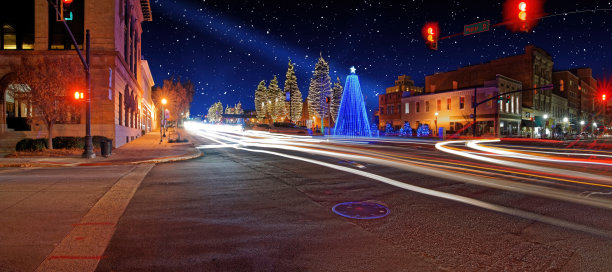 梅肯圣诞彩灯图片下载