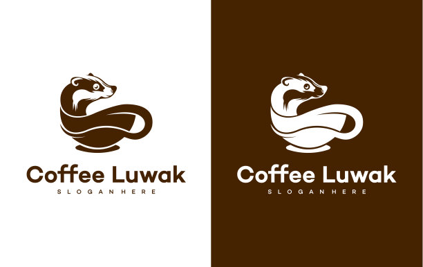 咖啡标志矢量模板插图设计图片下载