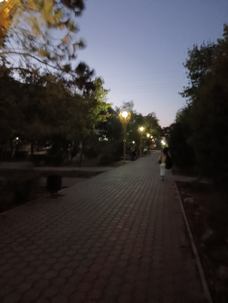 晚上的街道照片图片下载