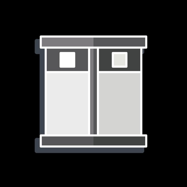 图标。与酒店服务相关的标志。光滑的风格。简单的设计说明图片下载