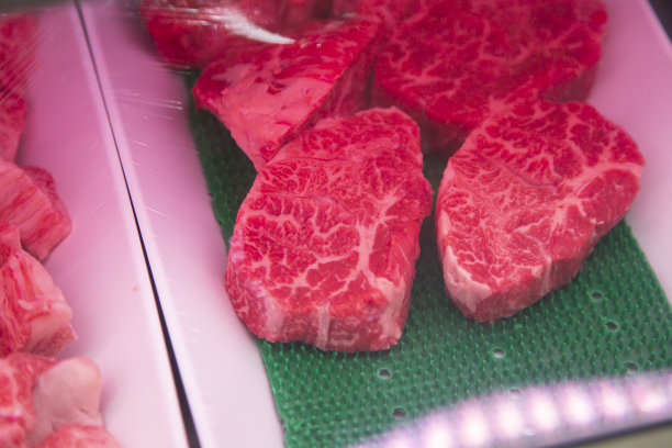 日本神户市的优质日本和牛。图片下载