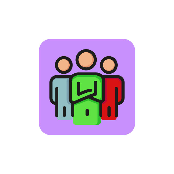 团队标志线条图标图片下载