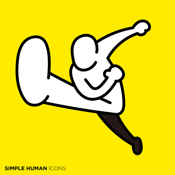 简单的人类图标系列，人谁拍图片下载