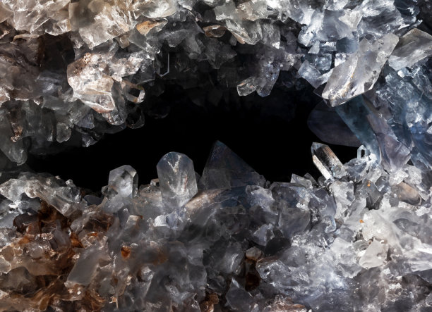 令人惊叹的石英晶体标本图片下载