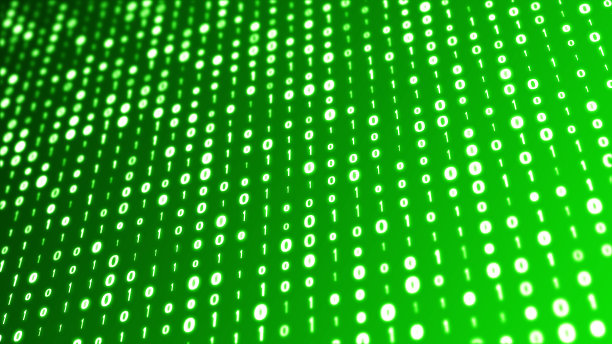 数字技术背景。数字线框二进制代码图形背景。图片下载