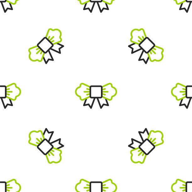 线领结图标隔离无缝图案白色背景。向量图片下载