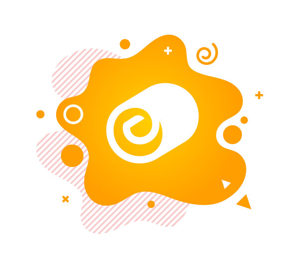 公告设计与Baling干草图标&抽象背景图片下载