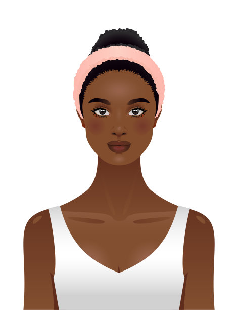 年轻自信的黑人女性图片下载