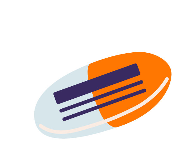 抹去橙色和灰色矢量插图。在白色背景上孤立的绘图工具图片下载