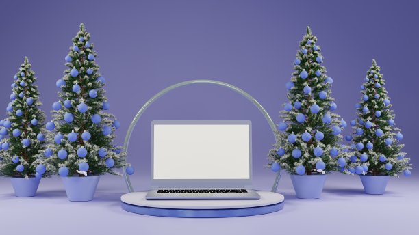 3d圣诞电子商务图片下载