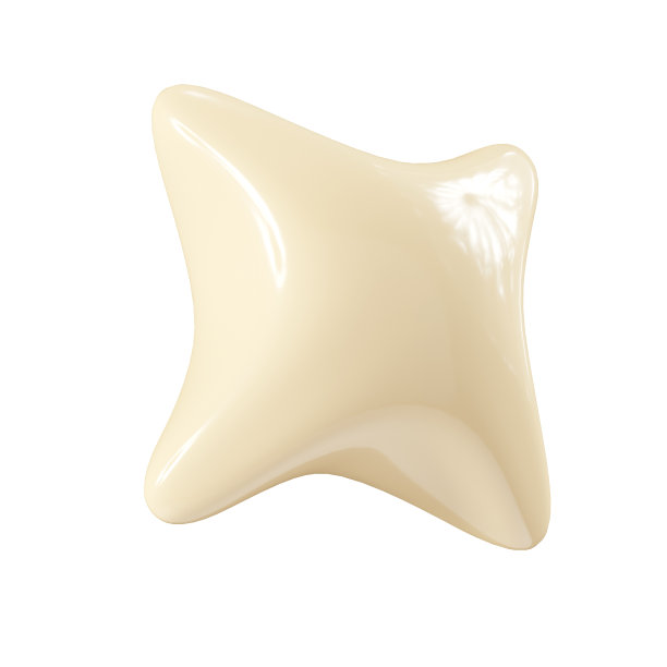 生日派对波普米色彩纸飘带星星元素3d渲染插图。图片下载