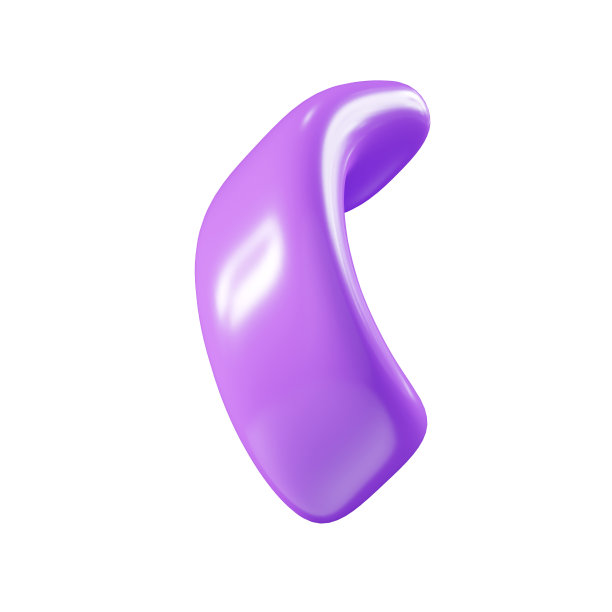 生日派对波普紫色彩纸飘带元素。3d渲染插图。图片下载