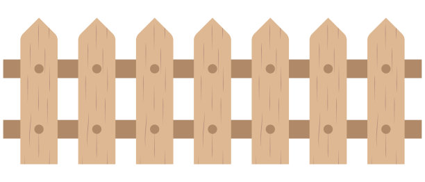 在农村用木制的花园篱笆保护农民的农场，用竹制的房屋篱笆图片下载