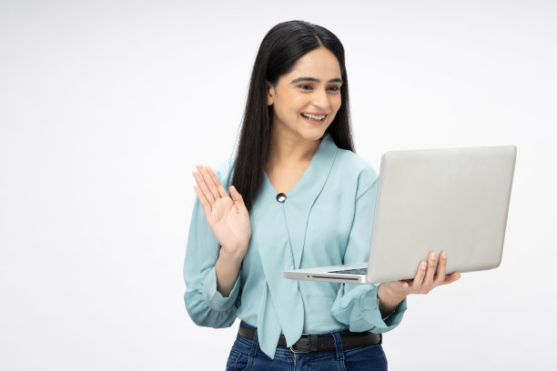 有吸引力的漂亮的商务女士的照片在正装孤立的白色背景股票照片图片下载