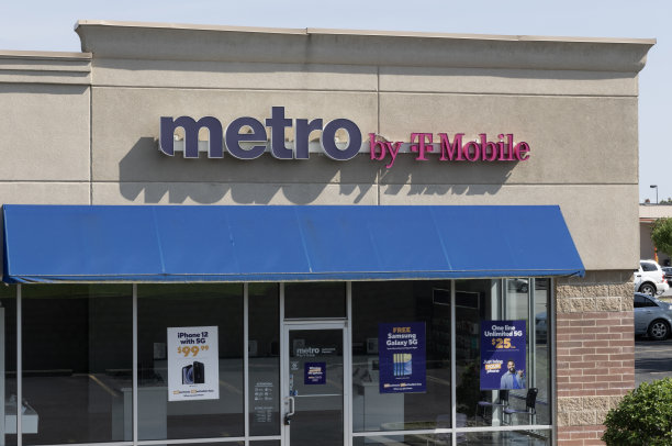 T-Mobile旗下Metro手机店。Metro是一家预付费虚拟无线和手机服务提供商图片下载