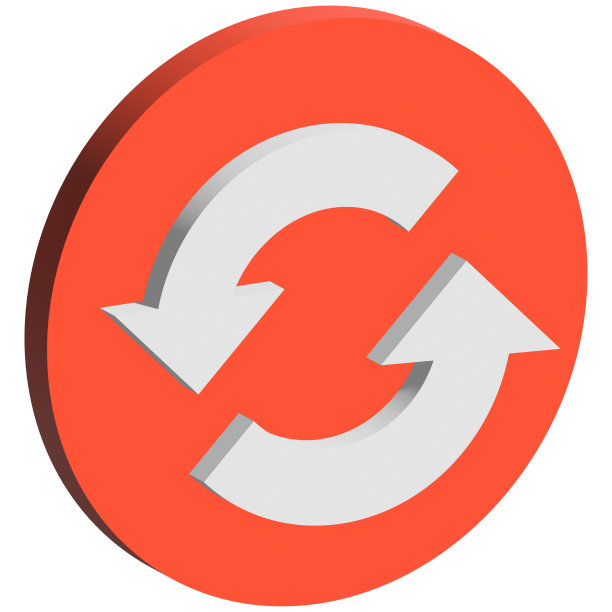 3d箭头具有PNG格式，重复箭头图标，回旋符号，曲线箭头指向的目标图片下载