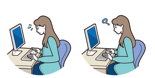 图为一名女性在网上投资。图片下载