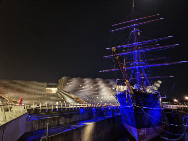 V&A邓迪和RRS发现号的夜晚图片下载