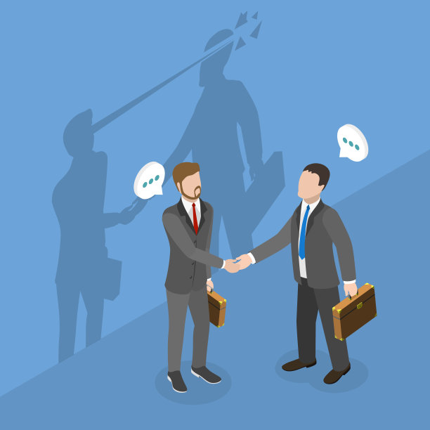 说谎者的三维等距平面矢量概念插图图片下载